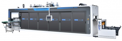 NF860B全自动正负压、负压塑料热成型机